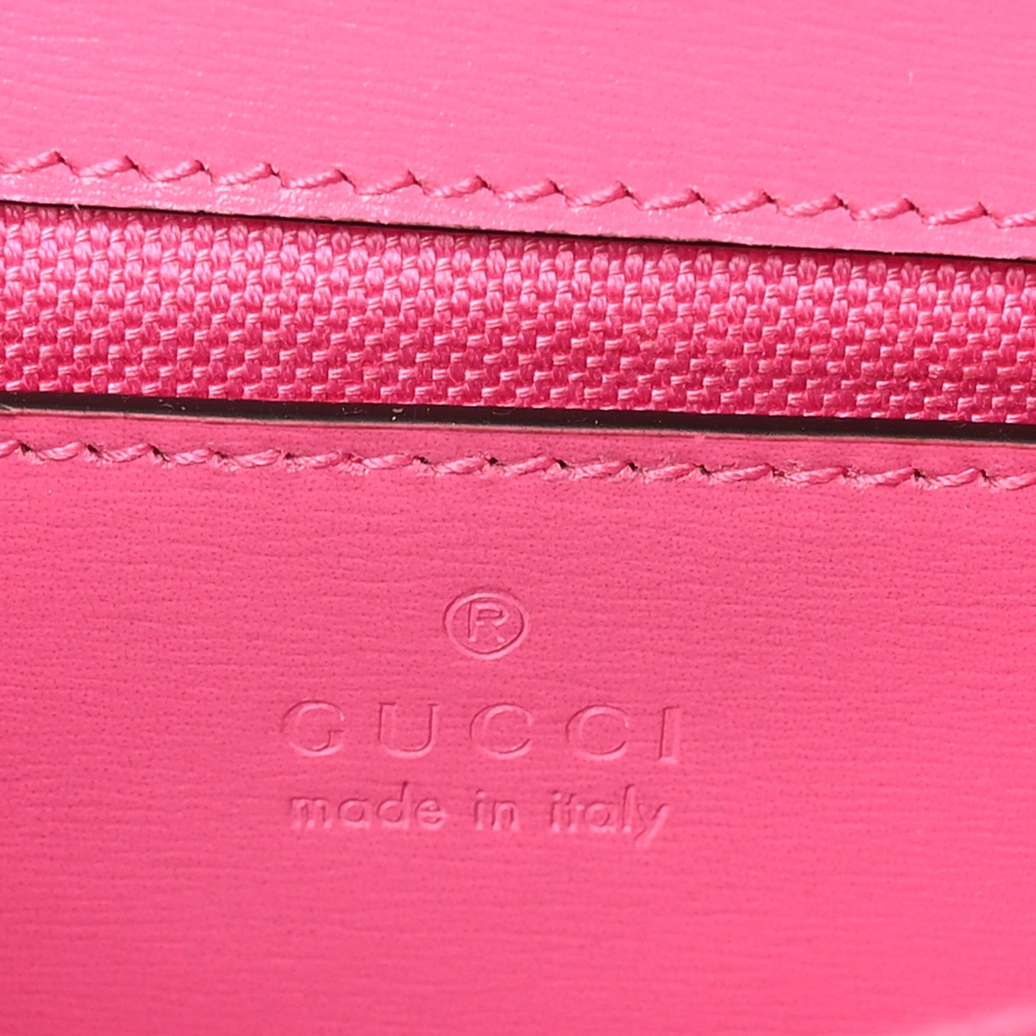 GG Monogram Scratch Lux Calfskin Mini Luce Shoulder Bag Rose Dark Blossom