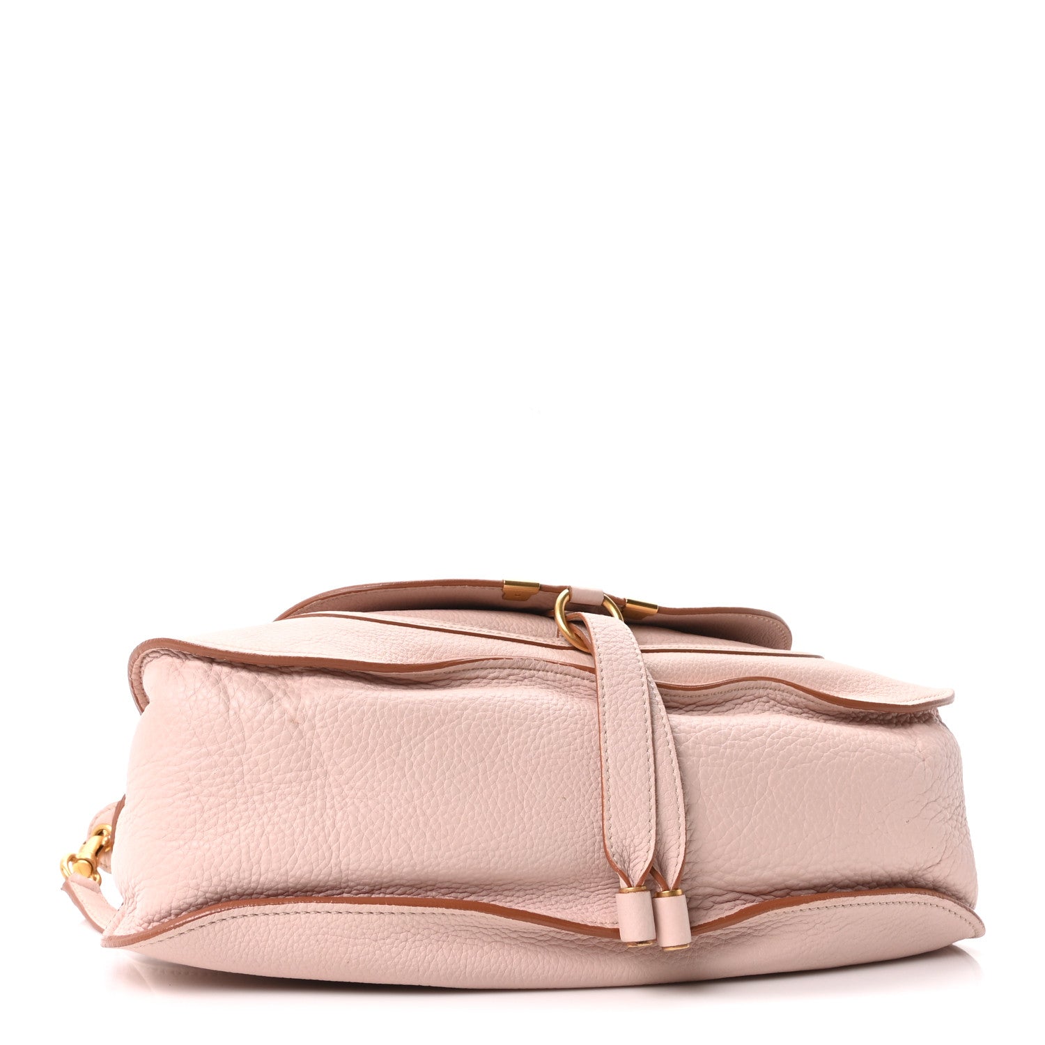 Calfskin Medium Marcie Satchel Nude Pink