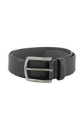 Hugo Boss Men's Claus Grained Leather Belt, Black, 32 110 Black