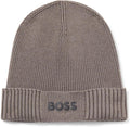 Hugo Boss Men's Asic Beanie, Light Pastel Grey