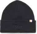 Hugo Boss Men's Magico Beanie, Black One Size Black