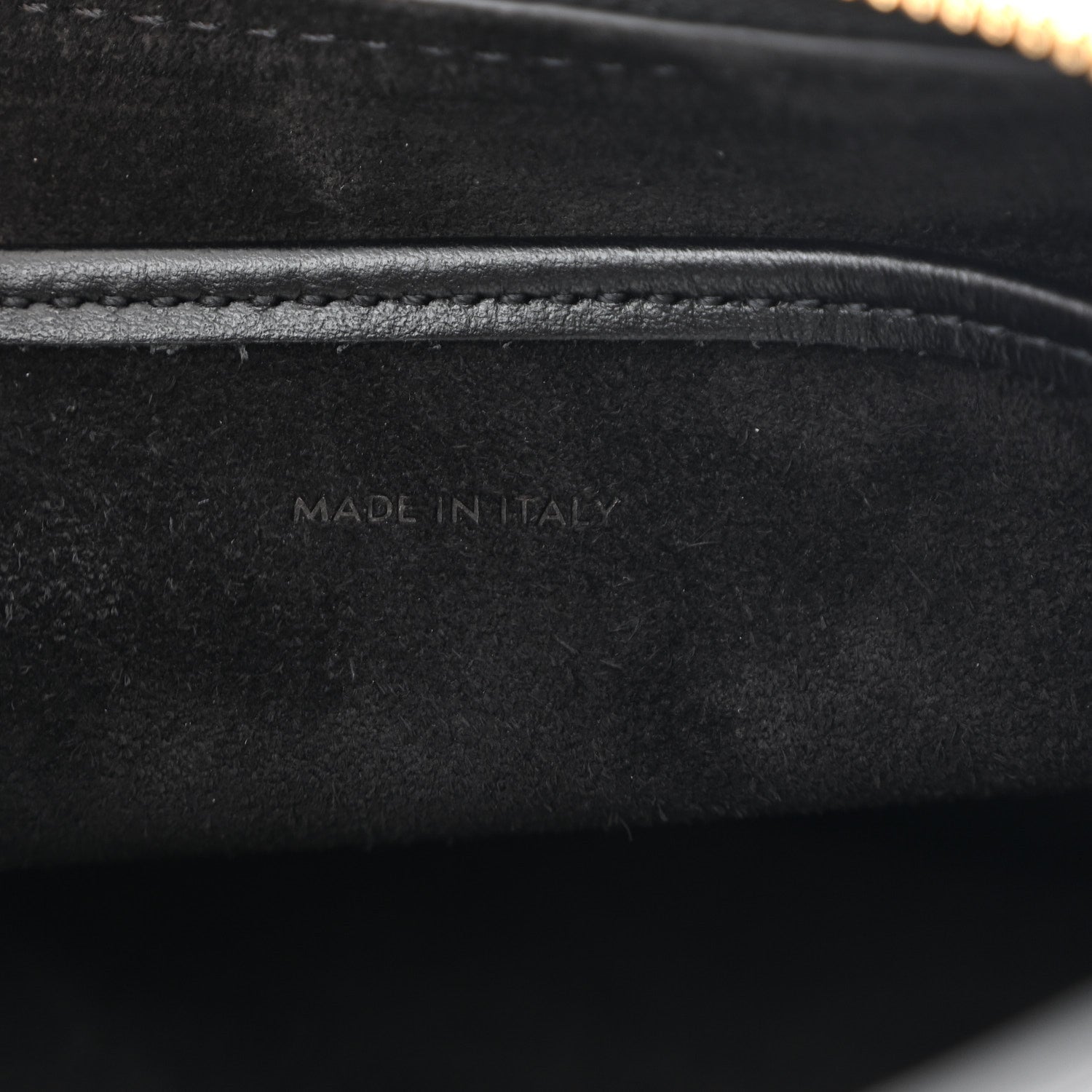 Smooth Calfskin Medium Strap Ava Triomphe Shoulder Bag Black
