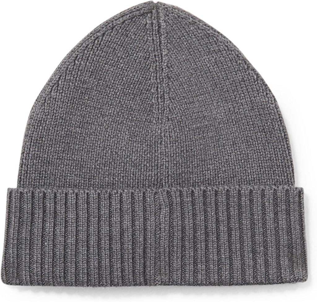 Hugo Boss Men's Edo Double B Logo Beanie, Medium Grey