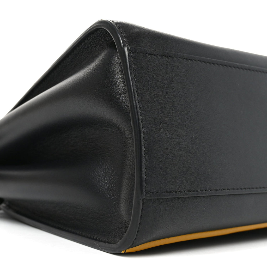 Nappa FF Mini Peekaboo Iconic Satchel Black Sunflower
