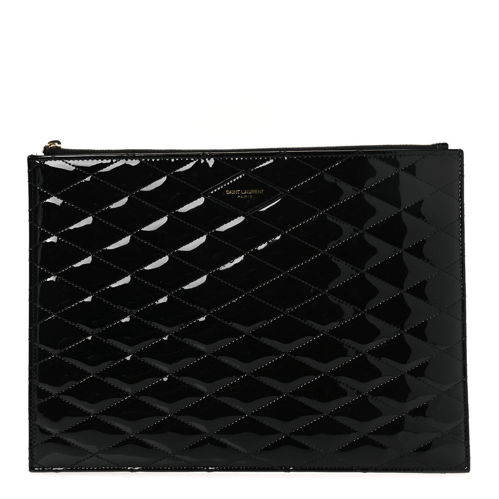 Patent Quilted iPad Case Black