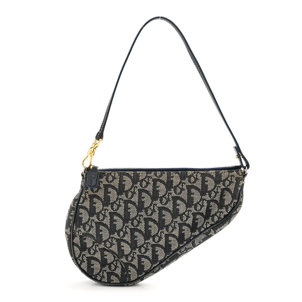 Monogram Mini Saddle Pochette Navy