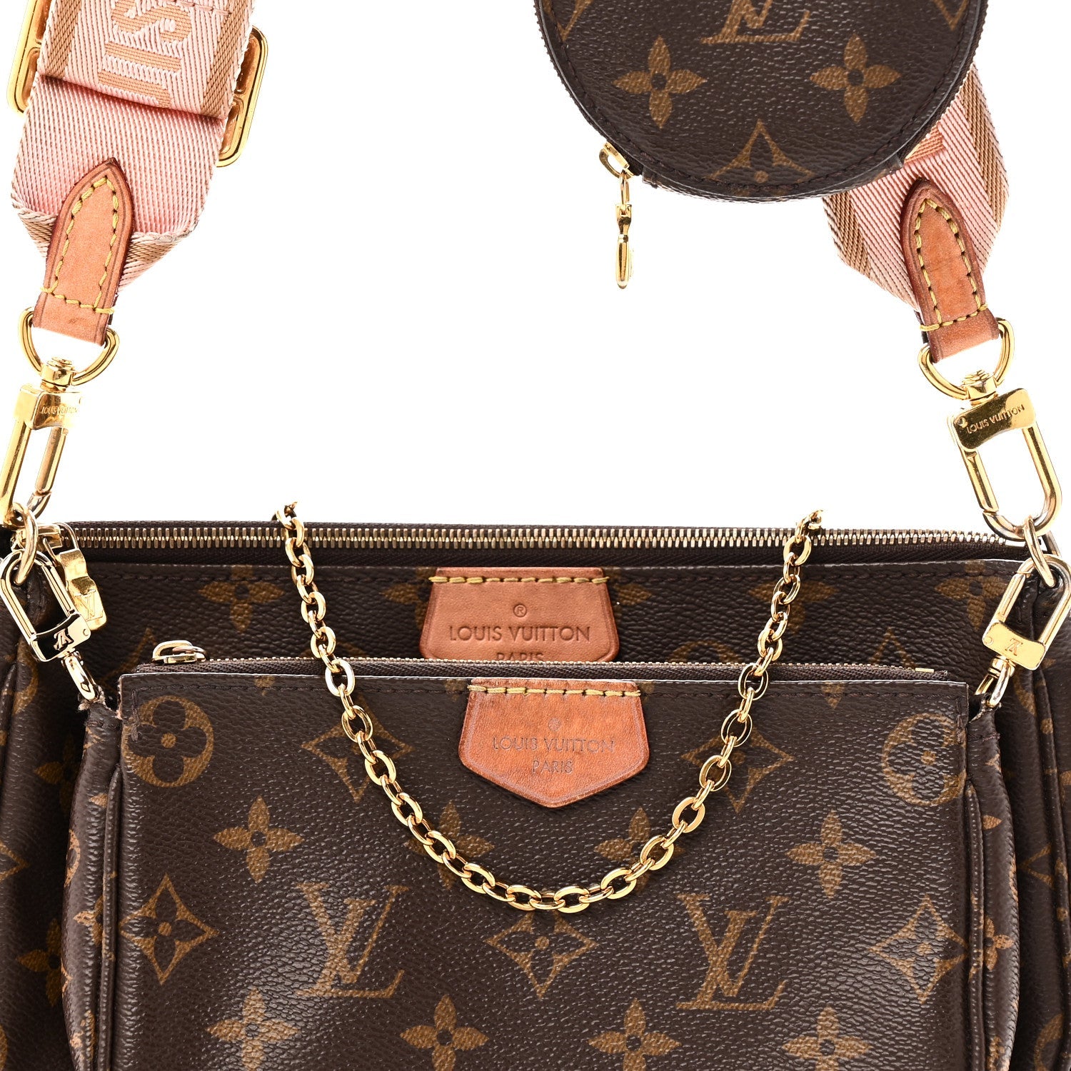 Monogram Multi Pochette Accessories Rose Clair