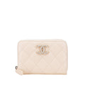 Chanel Coco Mark Matelassé Caviar Coin Case
