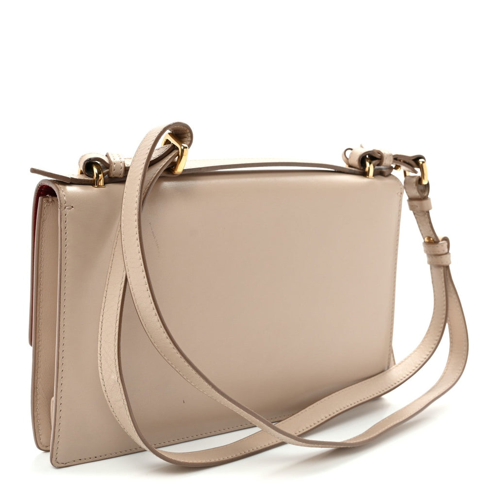 Calfskin Medium Aileen Bag Beige