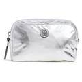 Tory Burch Women's Virginia Cosmetic Case, Silver