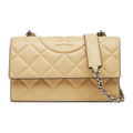 Tory Burch Women's Small Fleming Diamond Convertible Shoulder Bag, Vanilla Soft Serve