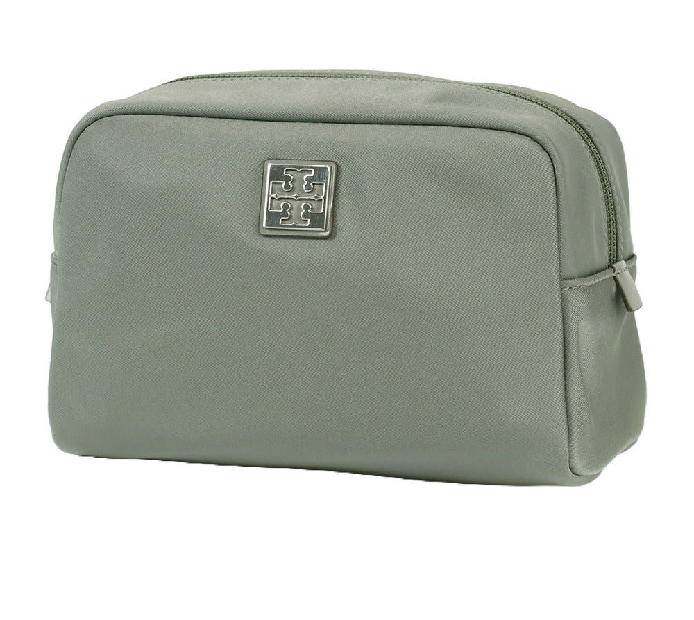Tory Burch Women's Virginia Cosmetic Case, Shale Rock