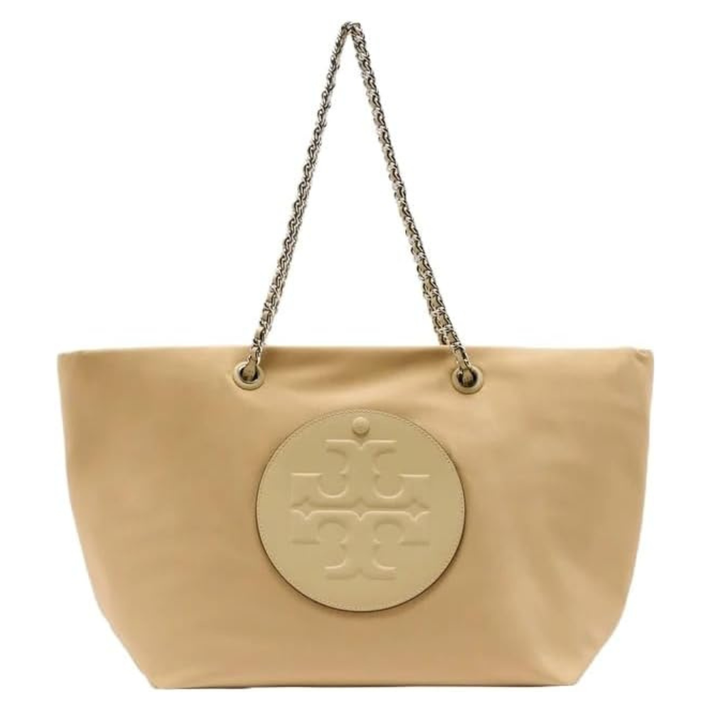 Tory Burch Women's Ella Large Chain Tote, Praline