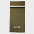 Hugo Boss Men's Louis Cotton Beach Towel, Medium Green
