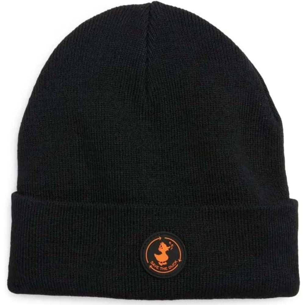 Save the Duck Women's Fivel Ribbed Beanie, Black