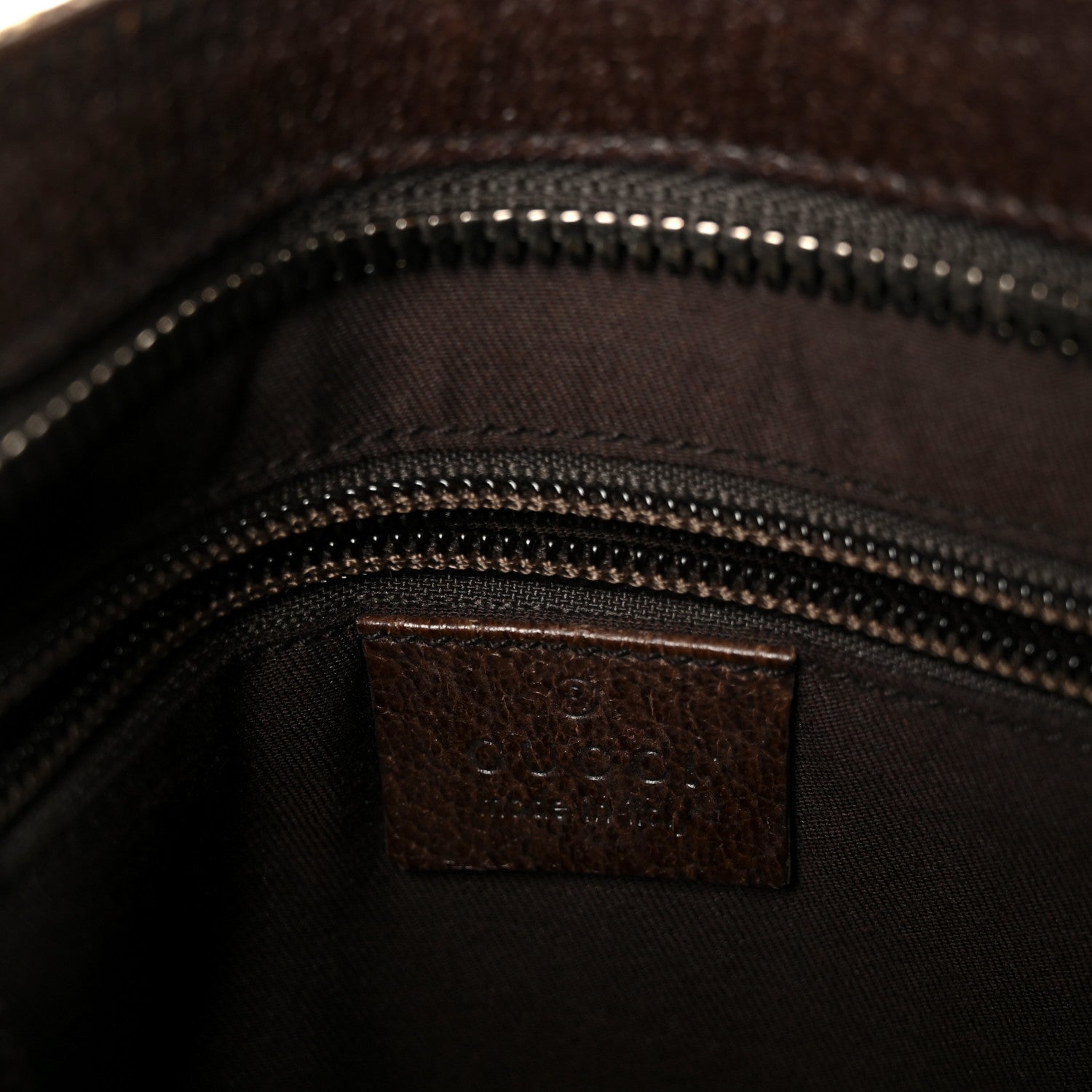 Monogram Flat Messenger Bag Dark Brown
