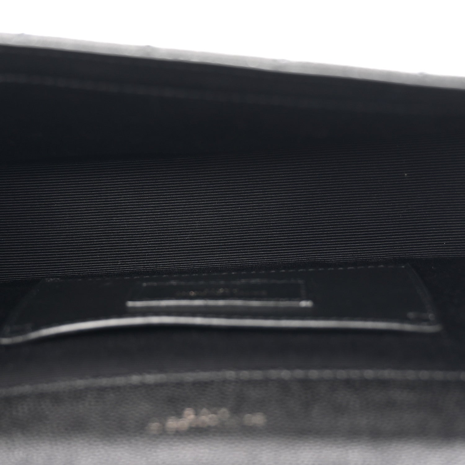 Grain De Poudre Textured Mixed Matelasse Triquilt Small Monogram Monochrome Satchel Black