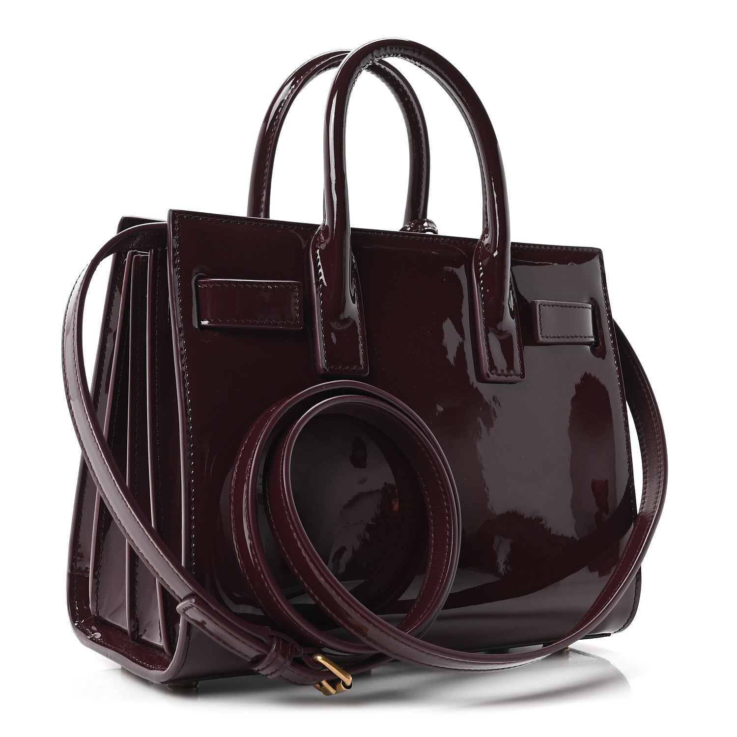 Patent Nano Sac de Jour Dark Red Wine