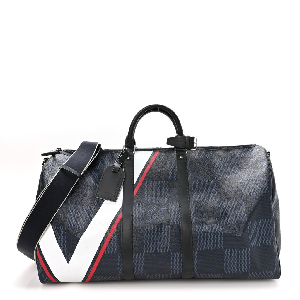 Damier Cobalt America's Cup Regatta Keepall Bandouliere 55