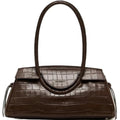 Staud Women's Maude Shoulder Bag, Espresso Croco