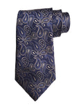 Etro Men's Jacquard Paisley Print Silk Neck Tie, Azzurro