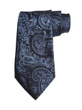 Etro Men's Jacquard Paisley Print Silk Neck Tie, Blue
