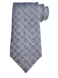 Etro Men's Jacquard Paisley Print Silk Neck Tie, Blue y Gray