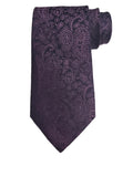 Etro Men's Jacquard Paisley Print Silk Neck Tie, Bordeaux