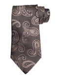 Etro Men's Jacquard Paisley Print Silk Neck Tie, Con y Rosa