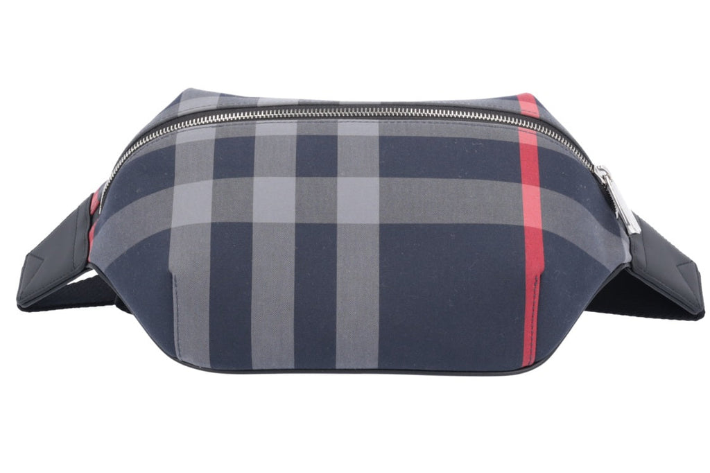 Burberry Men's Sonny Belt Bag, Navy/Grey IP Check