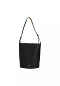 Burberry Women's Medium Leather Bucket Shoulder Bag, Black