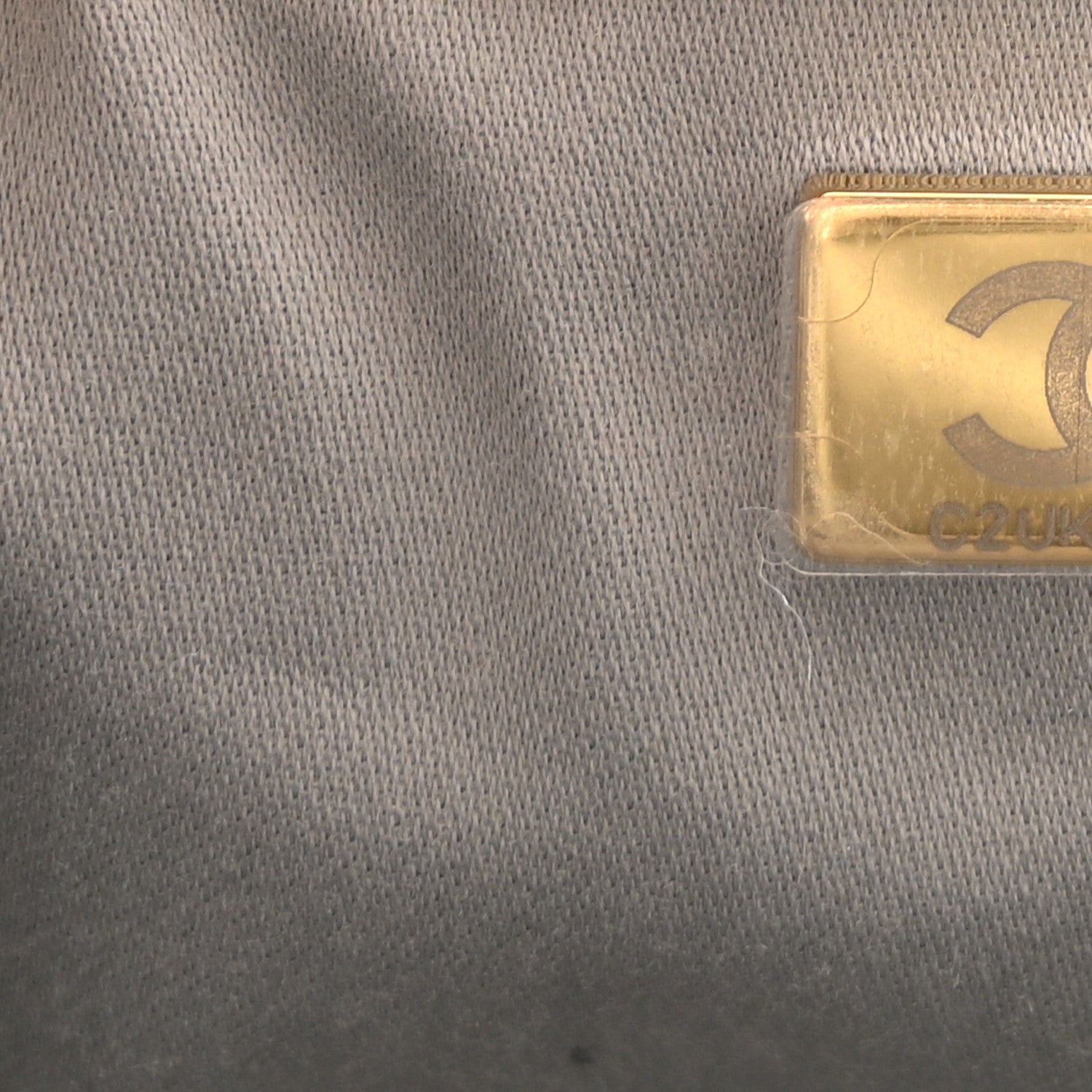 Metallic Aged Calfskin Quilted Small Chanel 25 Handbag Silvery