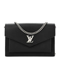 Soft Calfskin My Lockme Chain Pochette Black