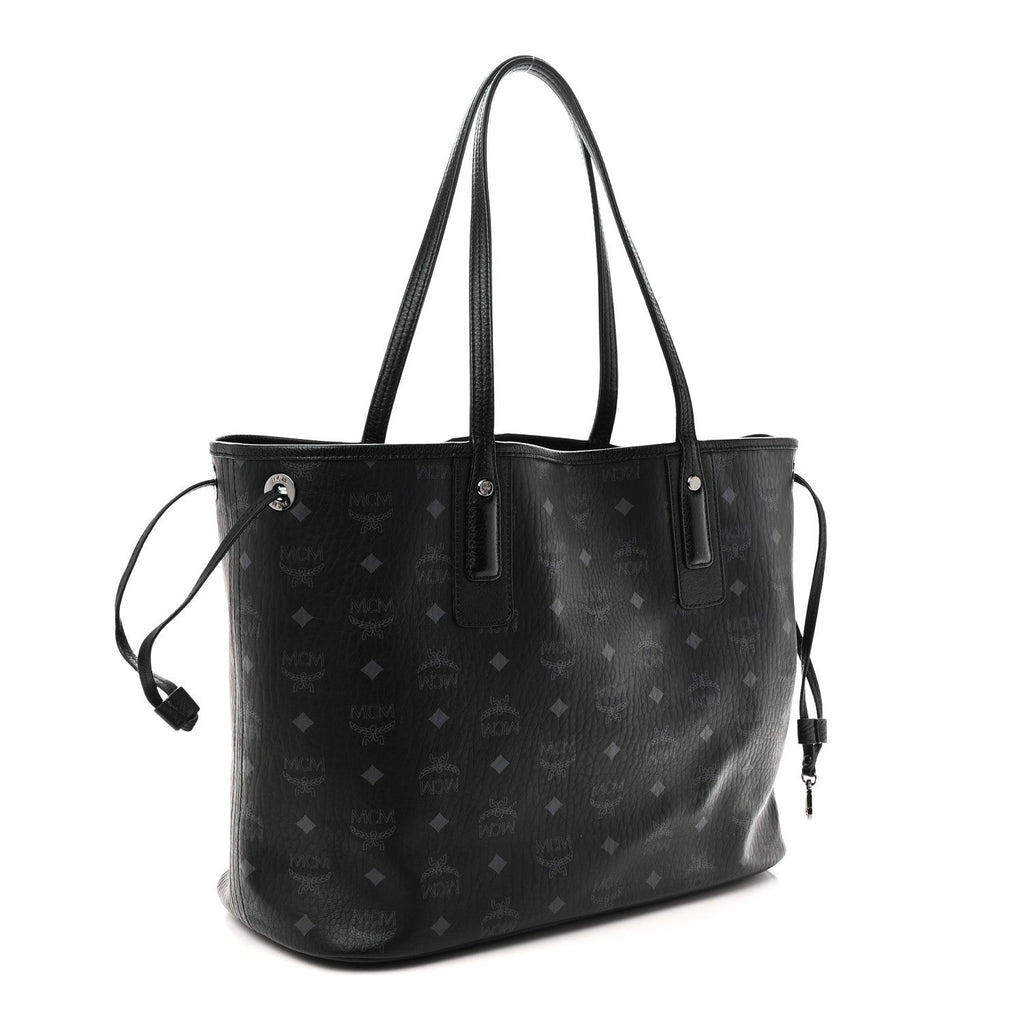 Visetos Medium Liz Reversible Shopper Tote Black