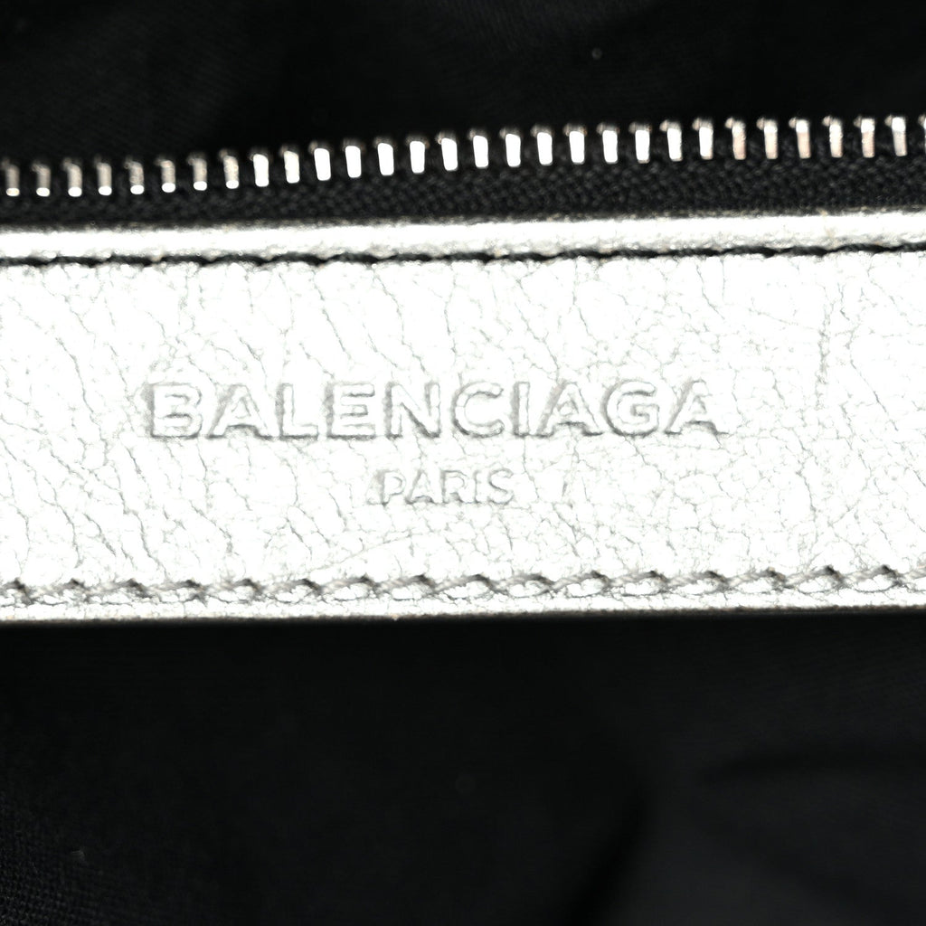 Metallic Agneau Giant 12 Silver Hardware City Gris Aluminum
