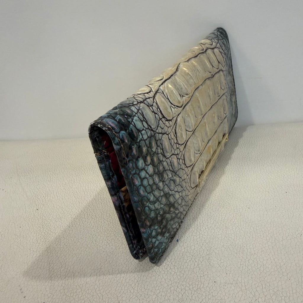 BRAHMIN Komodo Ombré Ady Wallet NWOT