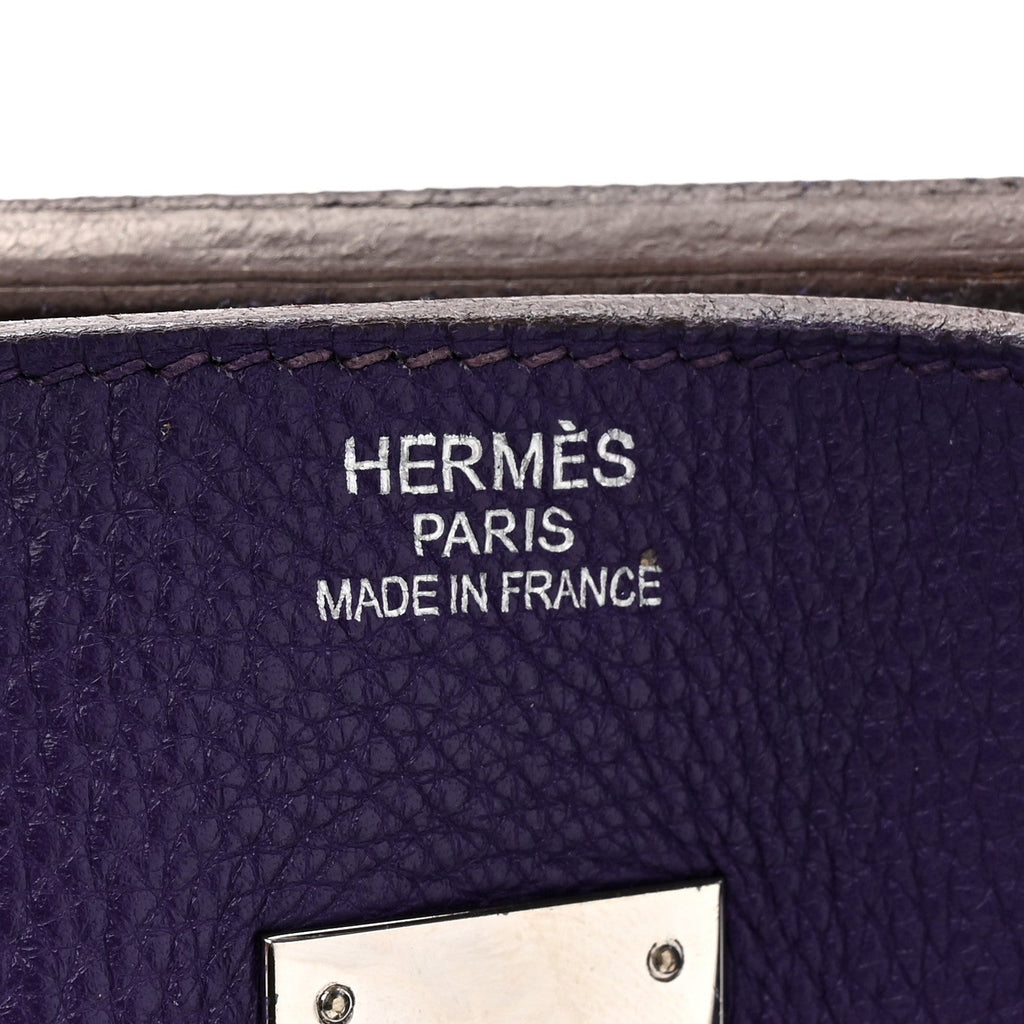 Taurillon Clemence Birkin 35 Iris