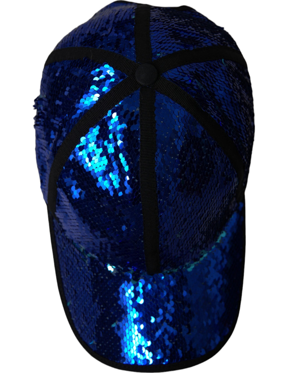 Dolce & Gabbana Royal Blue Sequin Baseball Hat Men's Men