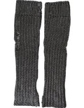 Dolce & Gabbana Gray Viscose Knitted Finger Less Women's Gloves