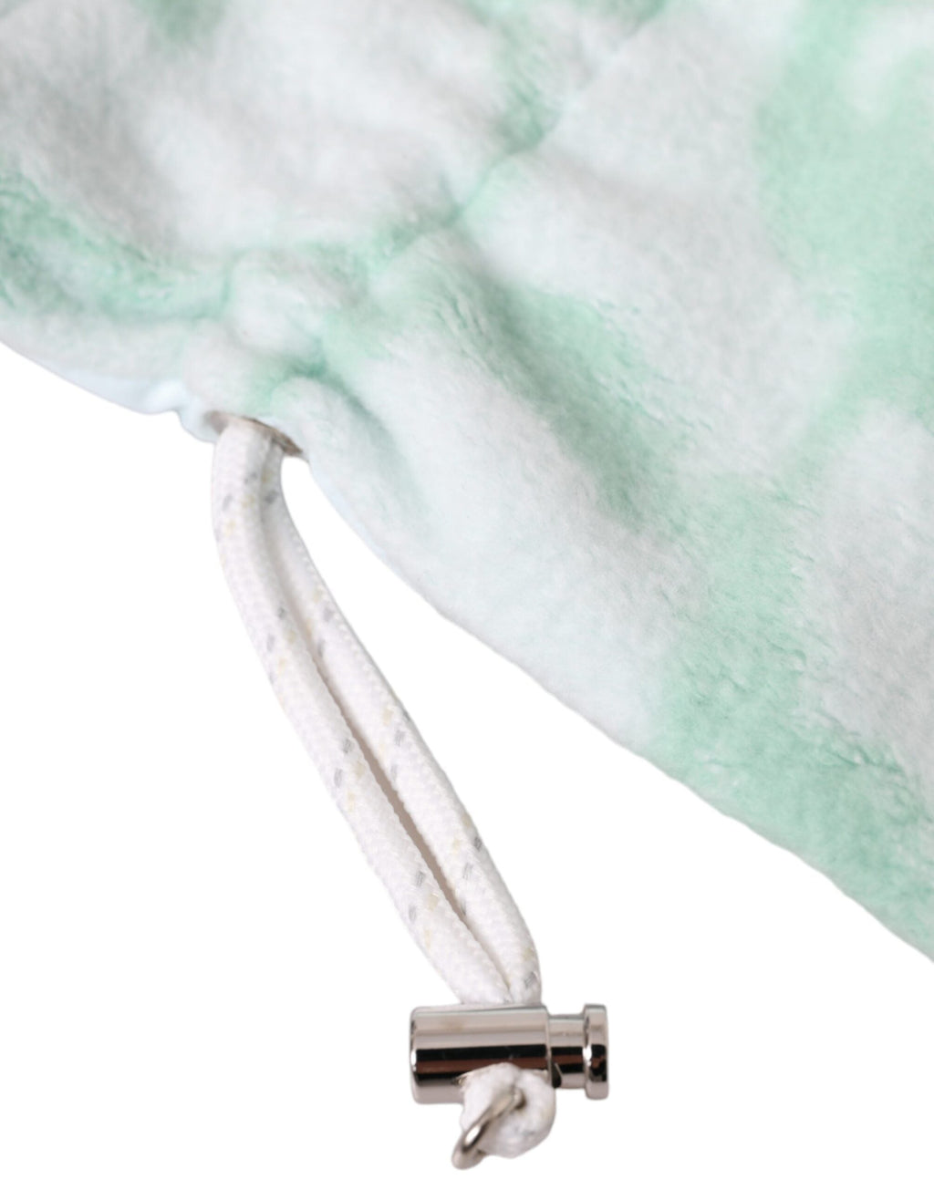 Dolce & Gabbana White Nylon Fleece Wrist Length Mitten Women's Gloves