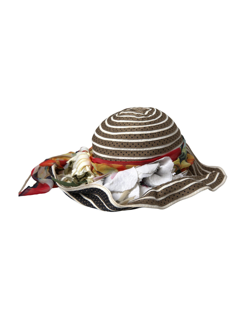 Dolce & Gabbana Multicolor Fantasy Wide Brim Floppy Women's Hat