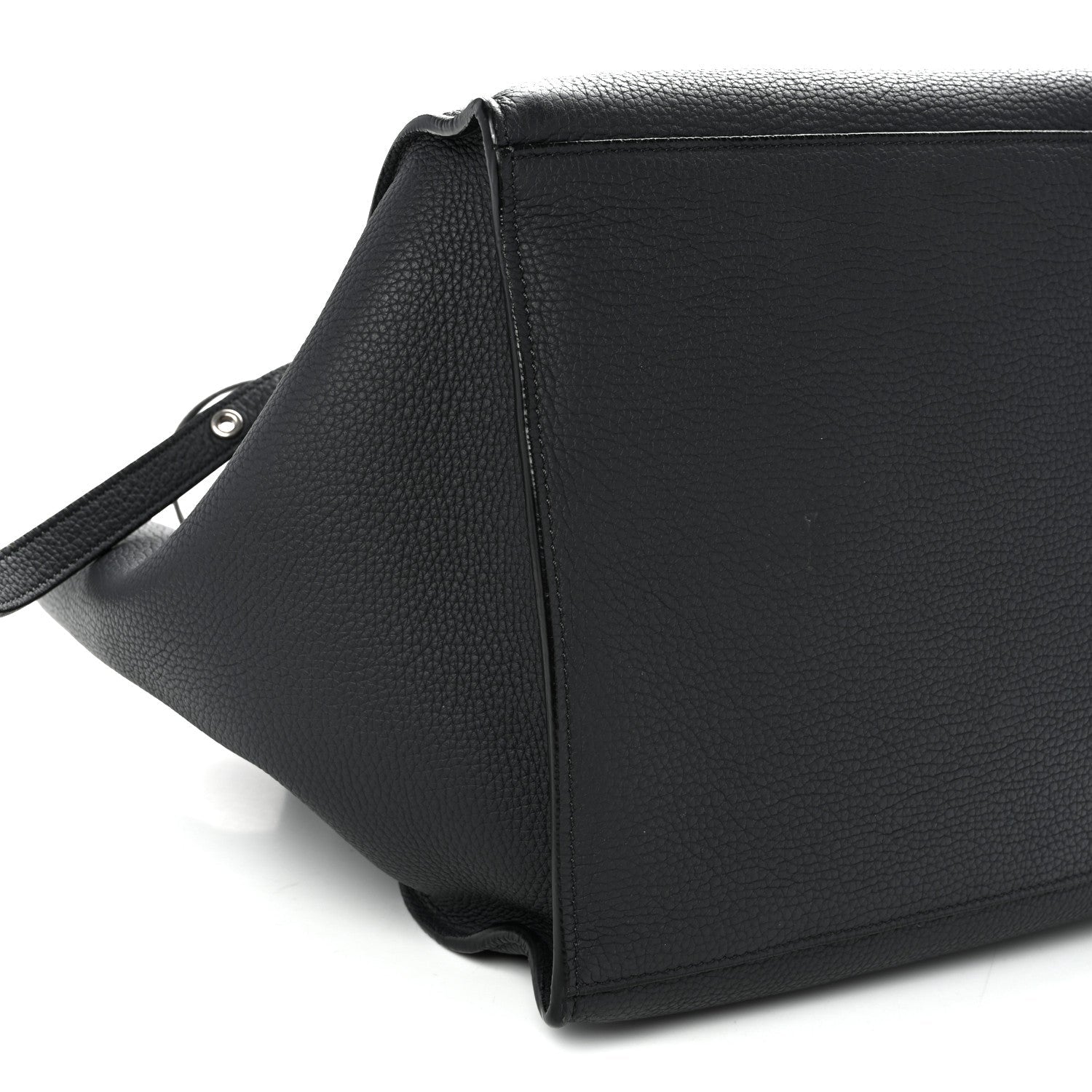 Supple Grained Calfskin Small Big Bag Anthractie