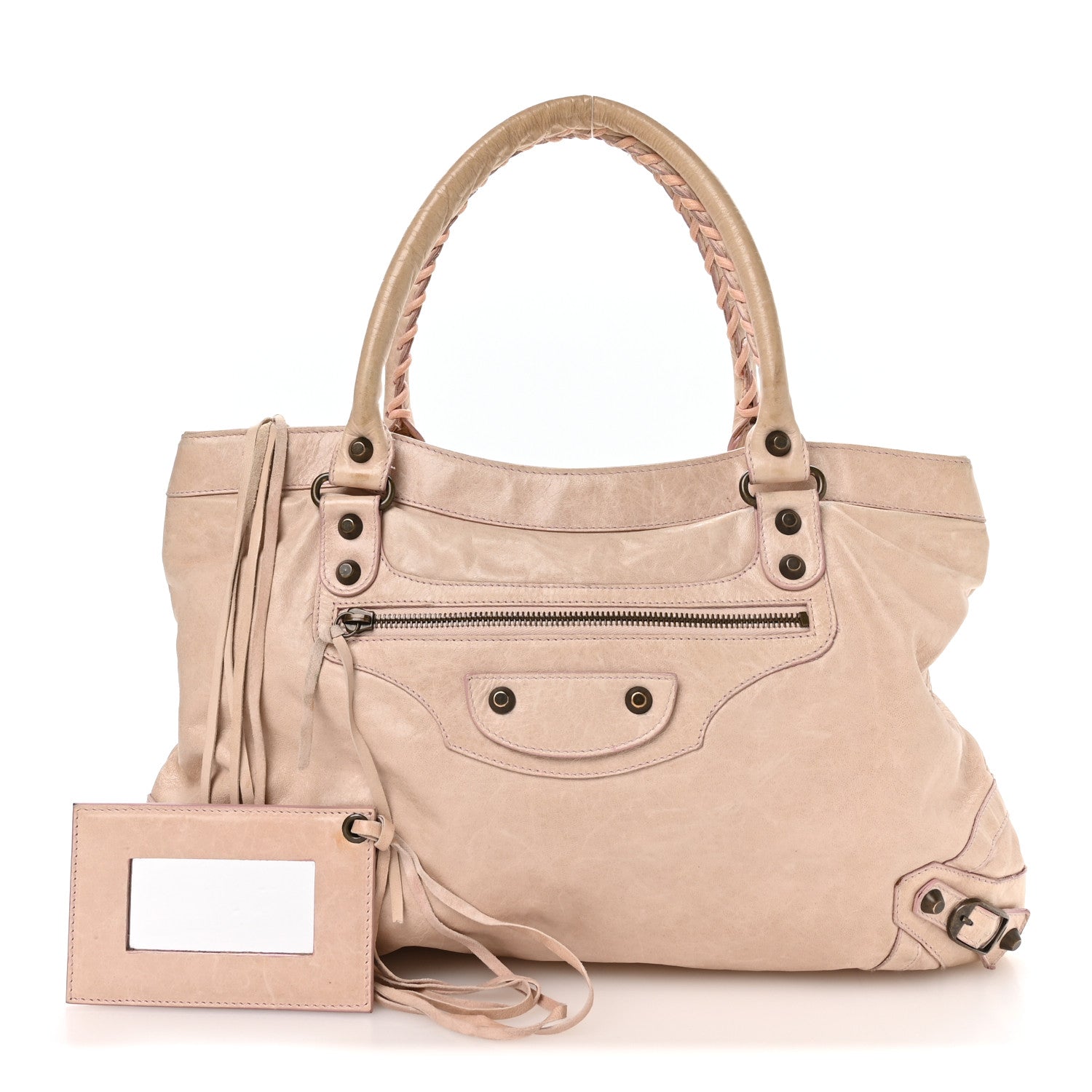 Chevre Classic Hardware Purse Bubblegum