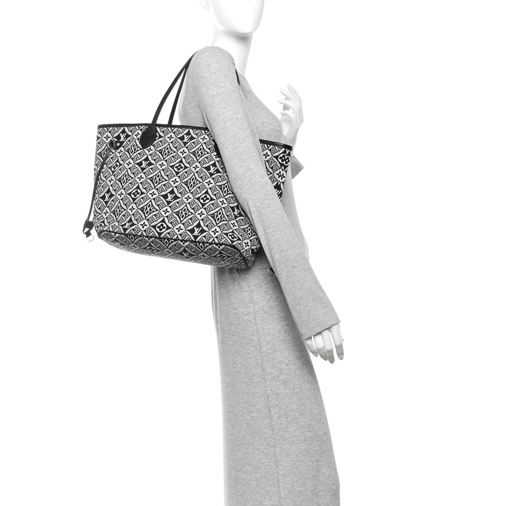 Jacquard Since 1854 Neverfull MM Grey