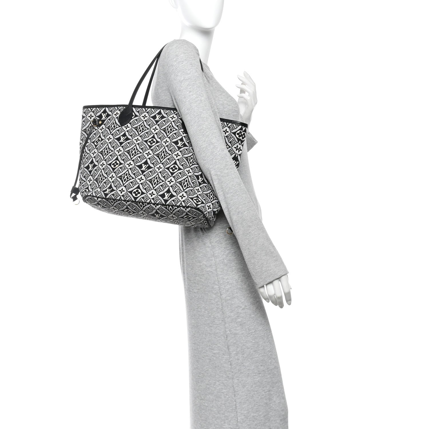Jacquard Since 1854 Neverfull MM Grey