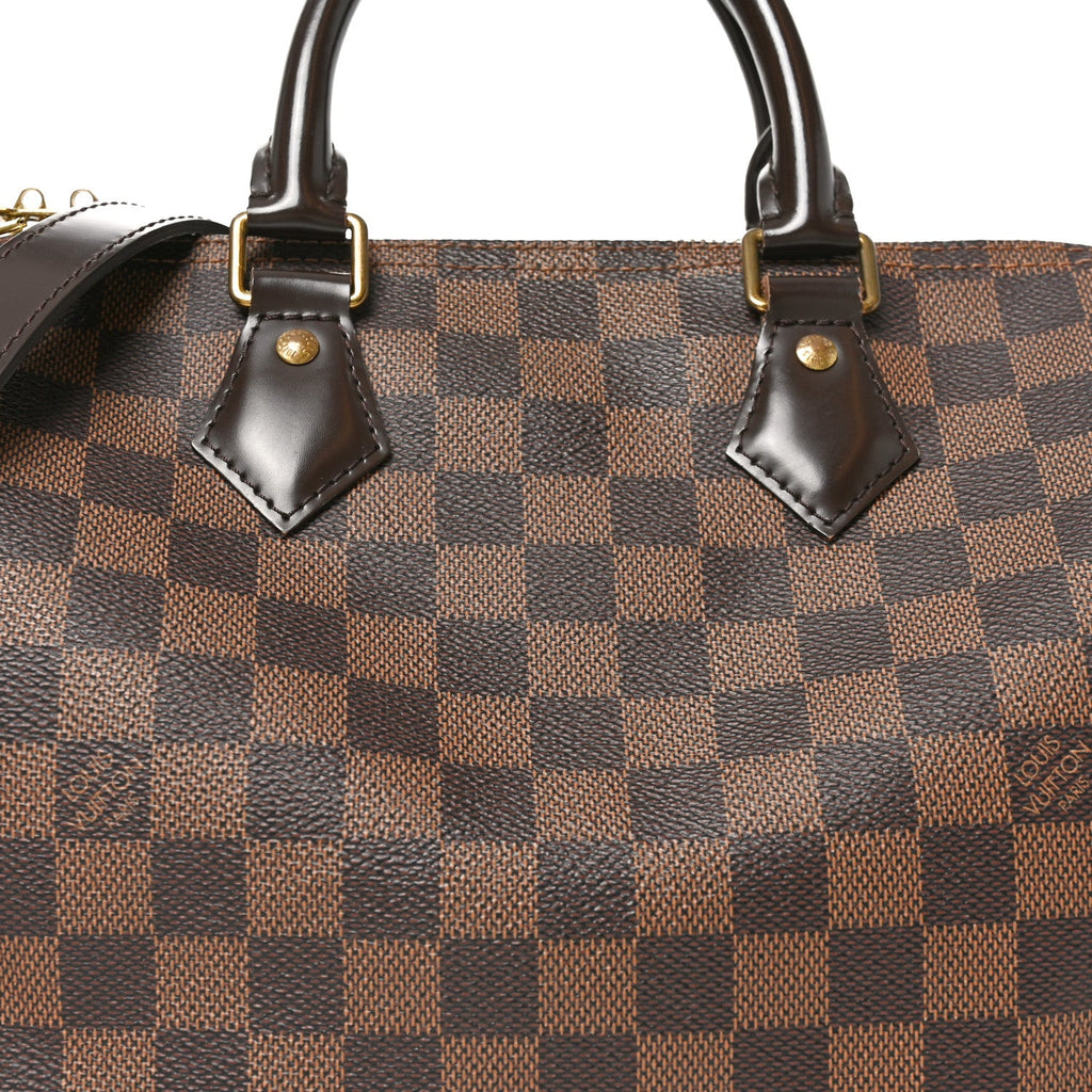 Damier Ebene Speedy Bandouliere 25