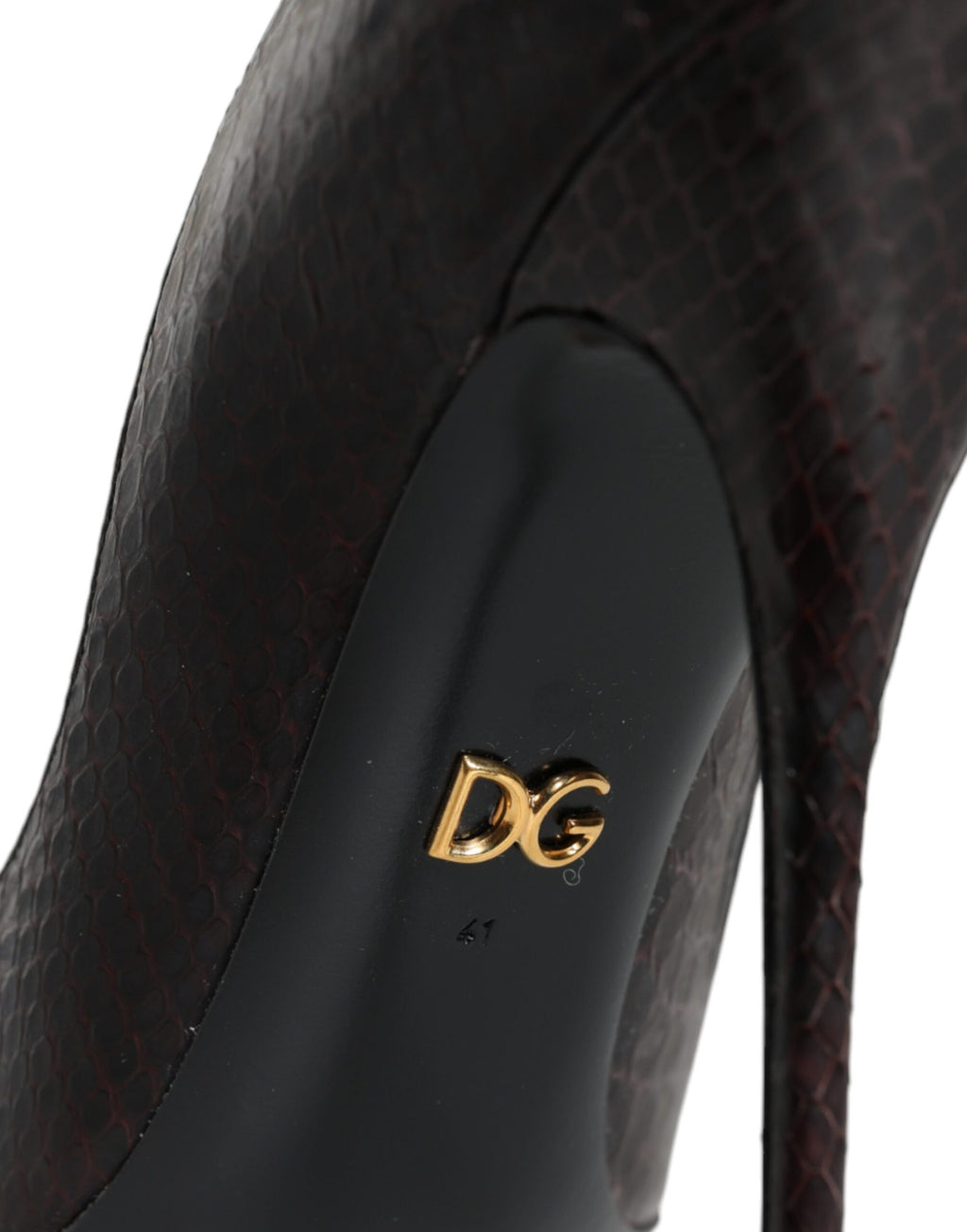 Dolce & Gabbana Multicolor Exotic Leather Heels Pumps Women's Shoes