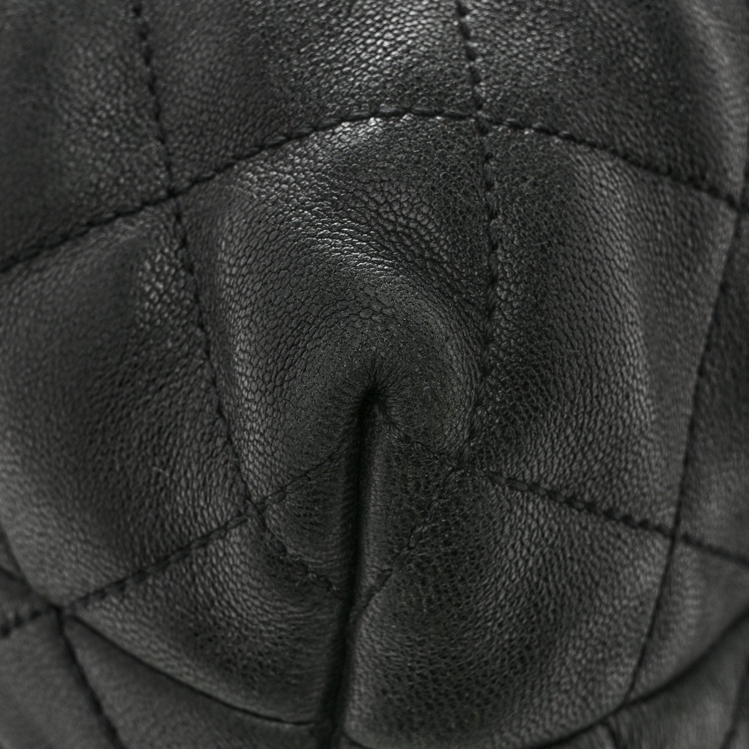Lambskin Quilted Maxi Icare Shopping Tote Black