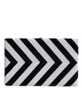 Dolce & Gabbana Black White Gold Frame Clutch Evening Party Purse Women's Bag