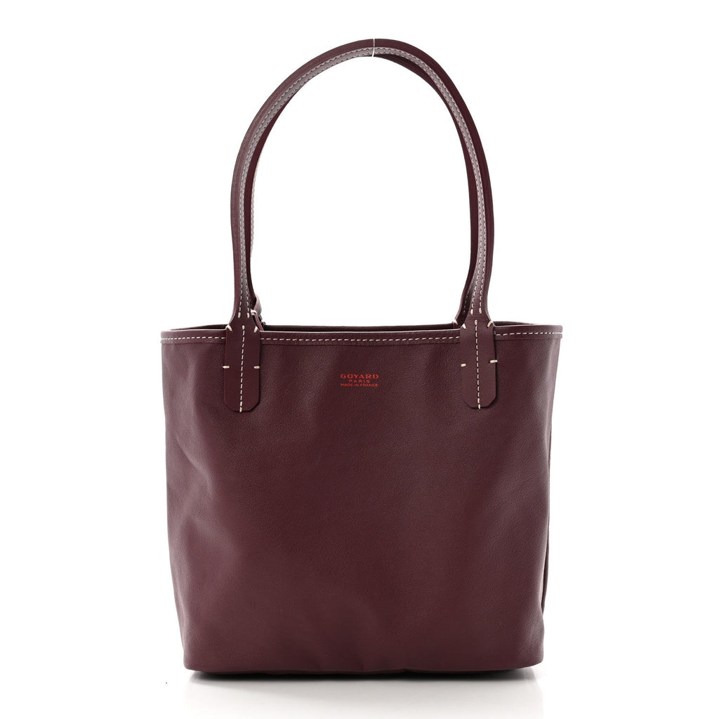 Goyardine Reversible Mini Anjou Burgundy